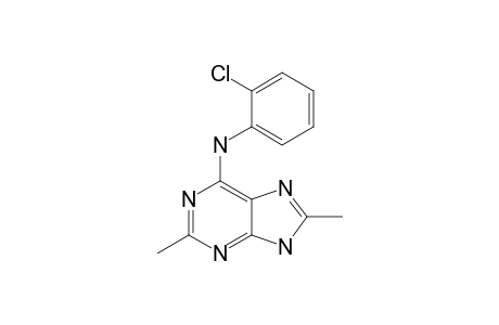 6-(2-Chlorophenyl)amino-2,8-dimethyl-9H-purine