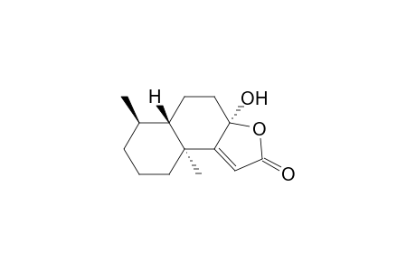 Naphtho[2,1-b]furan-2(3aH)-one, 4,5,5a,6,7,8,9,9a-octahydro-3a-hydroxy-6,9a-dimethyl-, [3aR-(3a.alpha.,5a.beta.,6.beta.,9a.alpha.)]-