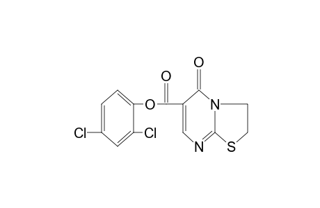 2,3-dihydro-5-oxo-5H-thiazolo[3,2-a]pyrimidine-6-carboxylic acid, 2,4-dichlorophenyl ester