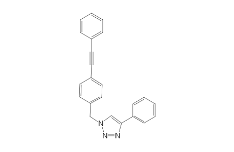 1-(4-(2-phenylethynyl)benzyl)-4-phenyl-1H-1,2,3-triazole