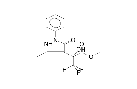 4-(1-HYDROXY-1-METHOXYCARBONYL-2,2,2-TRIFLUOROETHYL)-1-PHENYL-3-METHYLPYRAZOL-5-ONE