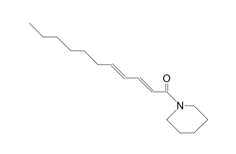 (2E,4Z)-1-(1-Oxo-2,4-undecadienyl)-piperidin