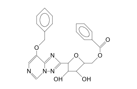 2-(5-Benzoyloxy-B-D-ribofuranosyl)-8-benzyloxy-( 1,2,4)triazolo(1,5-C)pyrimidine