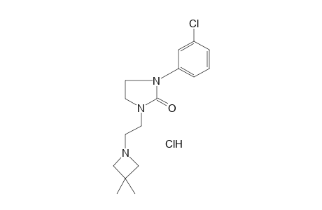 3-(m-chlorophenyl)-1-[2-(3,3-dimethyl-1-azetidinyl)ethyl]-2-imidazolidinone, monohydrochloride