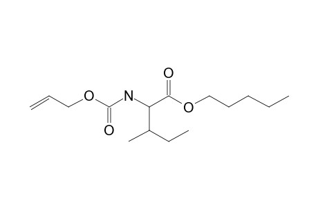 L-Isoleucine, N-allyloxycarbonyl-, pentyl ester