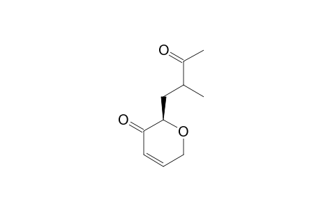 [S-(S*,R*,S*)]-3-METHYL-4-[3,6-DIHYDRO-3-OXO-2H-PYRAN-2-YL]-2-BUTANONE,ISOMER-#1