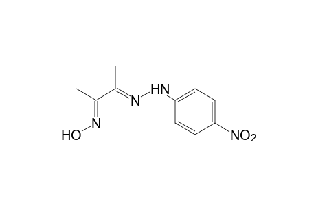 2,3-butanedione, p-nitrophenylhydrazone oxime