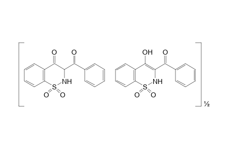 3-benzoyl-2,3-dihydro-4H-1,2-benzothiazin-4-one, 1,1-dioxide