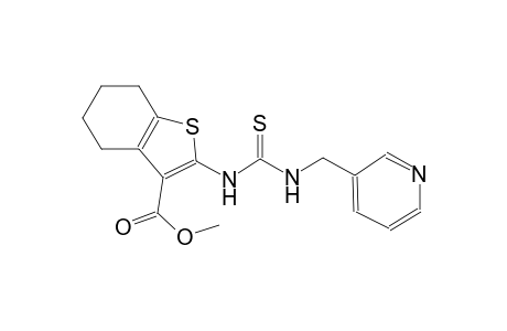 methyl 2-({[(3-pyridinylmethyl)amino]carbothioyl}amino)-4,5,6,7-tetrahydro-1-benzothiophene-3-carboxylate