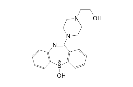 Quetiapine-M (O-dealkyl-sulfoxide-) MS2