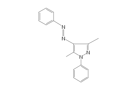 3,5-dimethyl-1-phenyl-4-(phenylazo)pyrazole