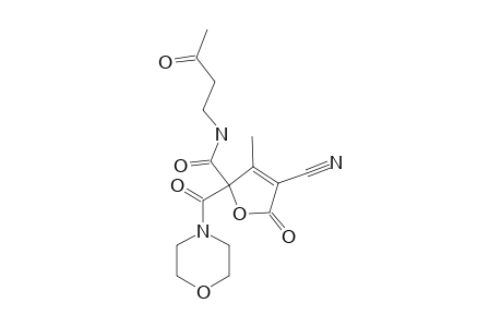 4-CYANO-3-METHYL-2-(MORPHOLINOCARBONYL)-5-OXO-N-(3-OXO-BUTYL)-2,5-DIHYDROFURAN-2-CARBOXAMIDE