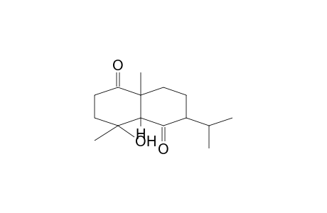 1,5-NAPHTALENEDIONE, OCTAHYDRO-8-HYDROXY-4a,8-DIMETHYL-2-(1-METHYLETHYL)-