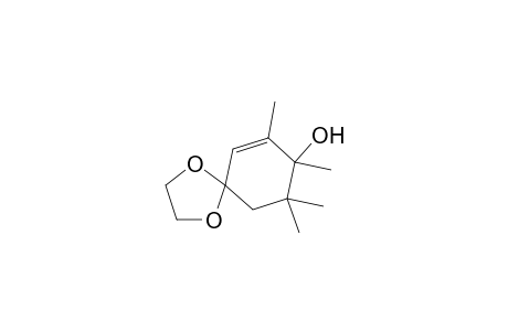 7,7,8,9-tetramethyl-1,4-dioxaspiro[4.5]dec-9-en-8-ol