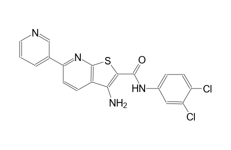 3-amino-N-(3,4-dichlorophenyl)-6-(3-pyridinyl)thieno[2,3-b]pyridine-2-carboxamide