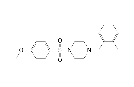 Methyl 4-{[4-(2-methylbenzyl)-1-piperazinyl]sulfonyl}phenyl ether