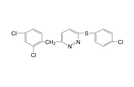 3-[(p-CHLOROPHENYL)THIO]-6-(2,4-DICHLOROBENZYL)PYRIDAZINE