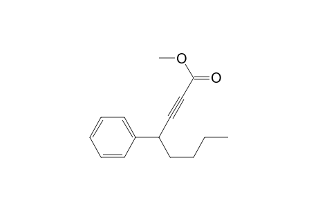 2-Octynoic acid, 4-phenyl-, methyl ester