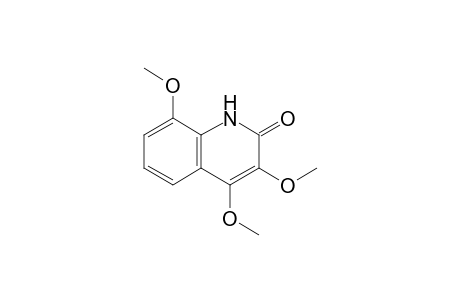 3,4,8-TRIMETHOXY-2-QUINOLONE