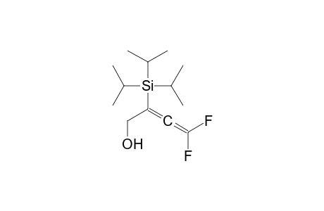 1,1-DIFLUORO-3-TRIISOPROPYLSILYL-1,2-BUTADIENE-4-OL