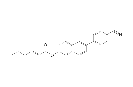 Hex-2-enoic acid, 6-(4-cyano-phenyl)-naphthalen-2-yl ester