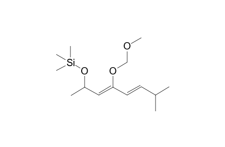 2-Trimethylsiloxy-4-(methylmethoxy ether)-7-methyl-3,5-octadiene