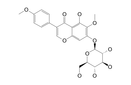 4'-O-METHYLTECTORIGENIN-7-O-BETA-D-GLUCOPYRANOSIDE