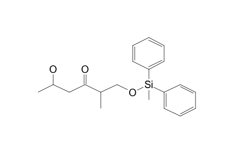 1-Diphenylmethylsilyloxy-2-methylhexan-5-ol-3-one