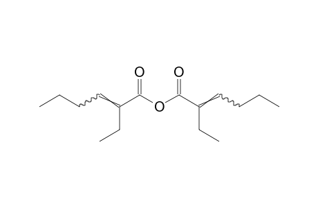 2-ethyl-2-hexenoic acid, anhydride