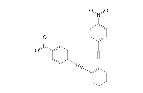 1-Nitro-4-[2-[2-[2-(4-nitrophenyl)ethynyl]-1-cyclohexenyl]ethynyl]benzene