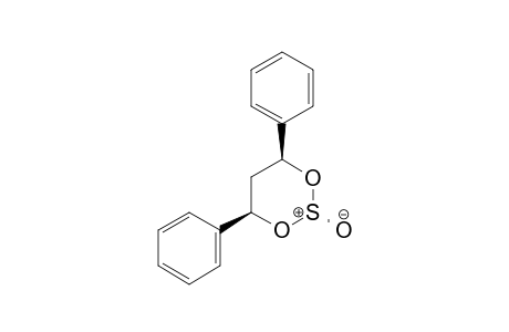 CIS-4,6-DIPHENYLTRIMETHYLENE-SULFITE,EQUATORIAL