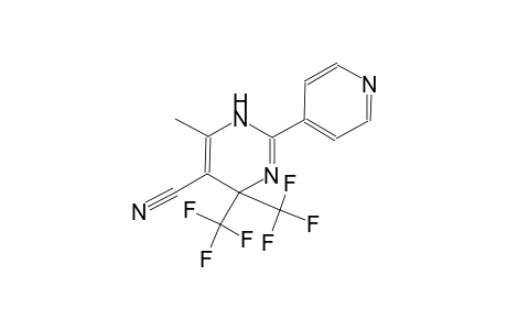 6-methyl-2-(4-pyridinyl)-4,4-bis(trifluoromethyl)-1,4-dihydro-5-pyrimidinecarbonitrile