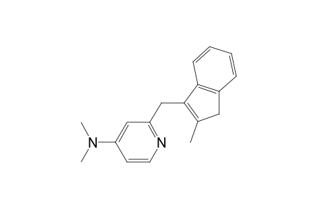 N,N-dimethyl-2-[(2-methyl-3H-inden-1-yl)methyl]pyridin-4-amine