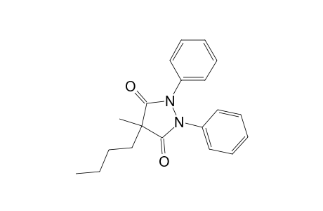 4-Butyl-4-methyl-1,2-diphenyl-3,5-pyrazolidinedione