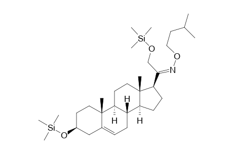 3.beta.,21-bis(Trimethylsilyloxy)-5-pregnen-20-one o-isopentyloxime