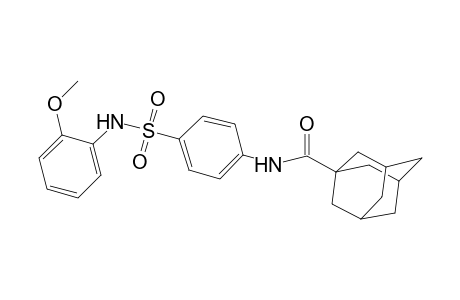 N-{4-[(2-methoxyanilino)sulfonyl]phenyl}-1-adamantanecarboxamide