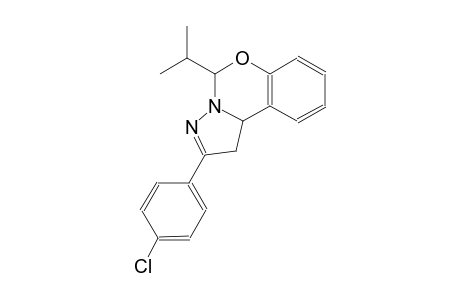 pyrazolo[1,5-c][1,3]benzoxazine, 2-(4-chlorophenyl)-1,10b-dihydro-5-(1-methylethyl)-