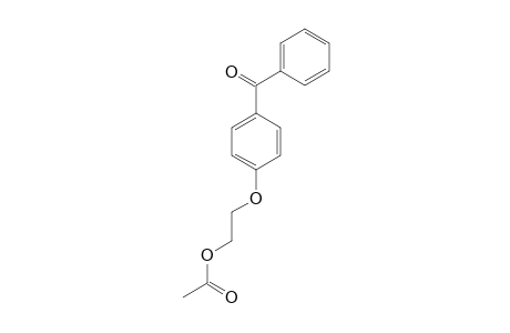 4-(2-hydroxyethoxy)benzophenone, acetate