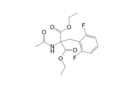 Diethyl .alpha.-acetamodo-.alpha.-(2,6-difluorobenzyl)malonate