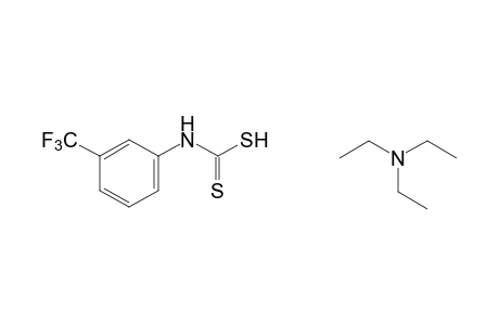 Dithio-m-(trifluoromethyl)carbanilic acid, compound with triethylamine(1:1)