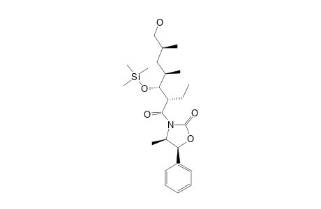 (2'R,3'S,4R,4'S,5S,6'R)-(-)-3-(2'-ETHYL-7'-HYDROXY-4',6'-DIMETHYL-1'-OXO-3'-TRIMETHYLSILYLOXYHEPTYL)-4-METHYL-5-PHENYLOXAZOLIDIN-2-ONE