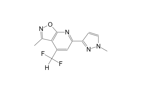 isoxazolo[5,4-b]pyridine, 4-(difluoromethyl)-3-methyl-6-(1-methyl-1H-pyrazol-3-yl)-