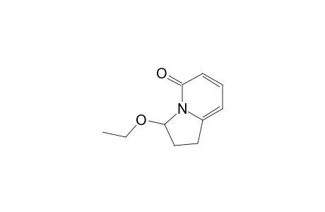 5(1H)-Indolizinone, 3-ethoxy-2,3-dihydro-