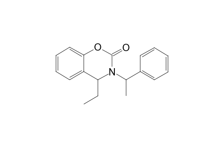 3-(1'-Phenylethyl)-4-ethyl-3,4-dihydro-1,3-benzo[e]-(1,3)-oxazin-2-one