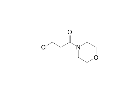 3-Chloropropionic acid, morpholide