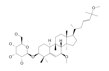 KARAVILOSIDE-II;7,25-DIMETHOXY-CUCURBITA-5,23-DIEN-3-BETA-OL-3-O-BETA-D-ALLOPYRANOSIDE