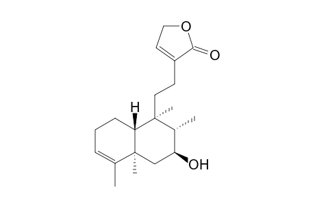 4-[2-[(1R,2S,3S,4aR,8aR)-3-hydroxy-1,2,4a,5-tetramethyl-2,3,4,7,8,8a-hexahydronaphthalen-1-yl]ethyl]-2H-furan-5-one