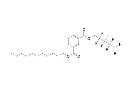 Isophthalic acid, 2,2,3,3,4,4,5,5-octafluoropentyl undecyl ester