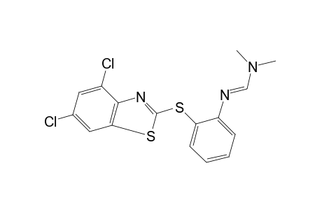 N'-{o-[(4,6-dichloro-2-benzothiazolyl)thio]phenyl}-N,N-dimethylformamidine