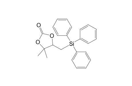 4,4-Dimethyl-5-(triphenylsilylmethyl)-1,3-dioxolan-2-one